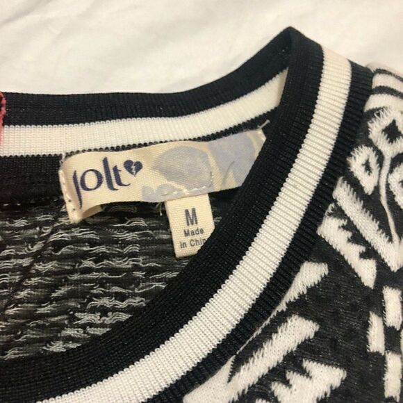 Jolt Jacquard High Neck Skater Sundress Navy NEW - Picture 5 of 6